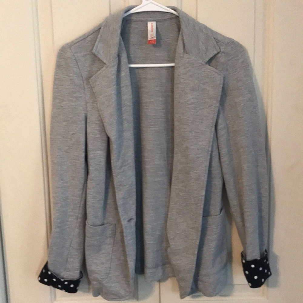 No boundaries light grey jacket